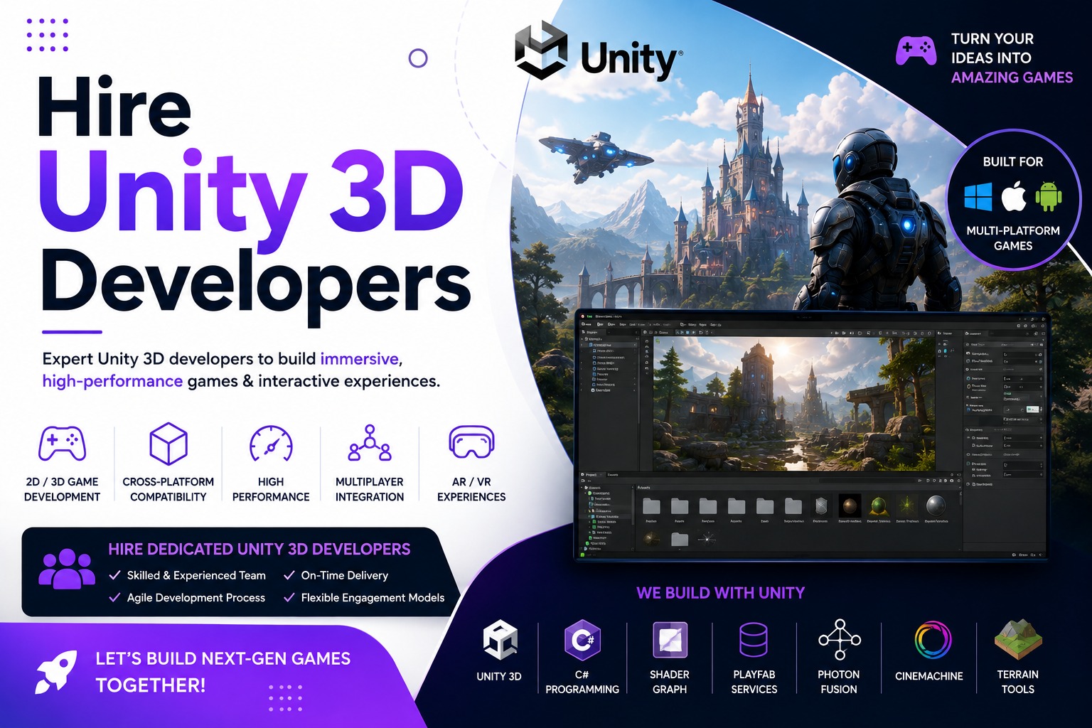 What Can Our Unity 3D Developers Help You With?