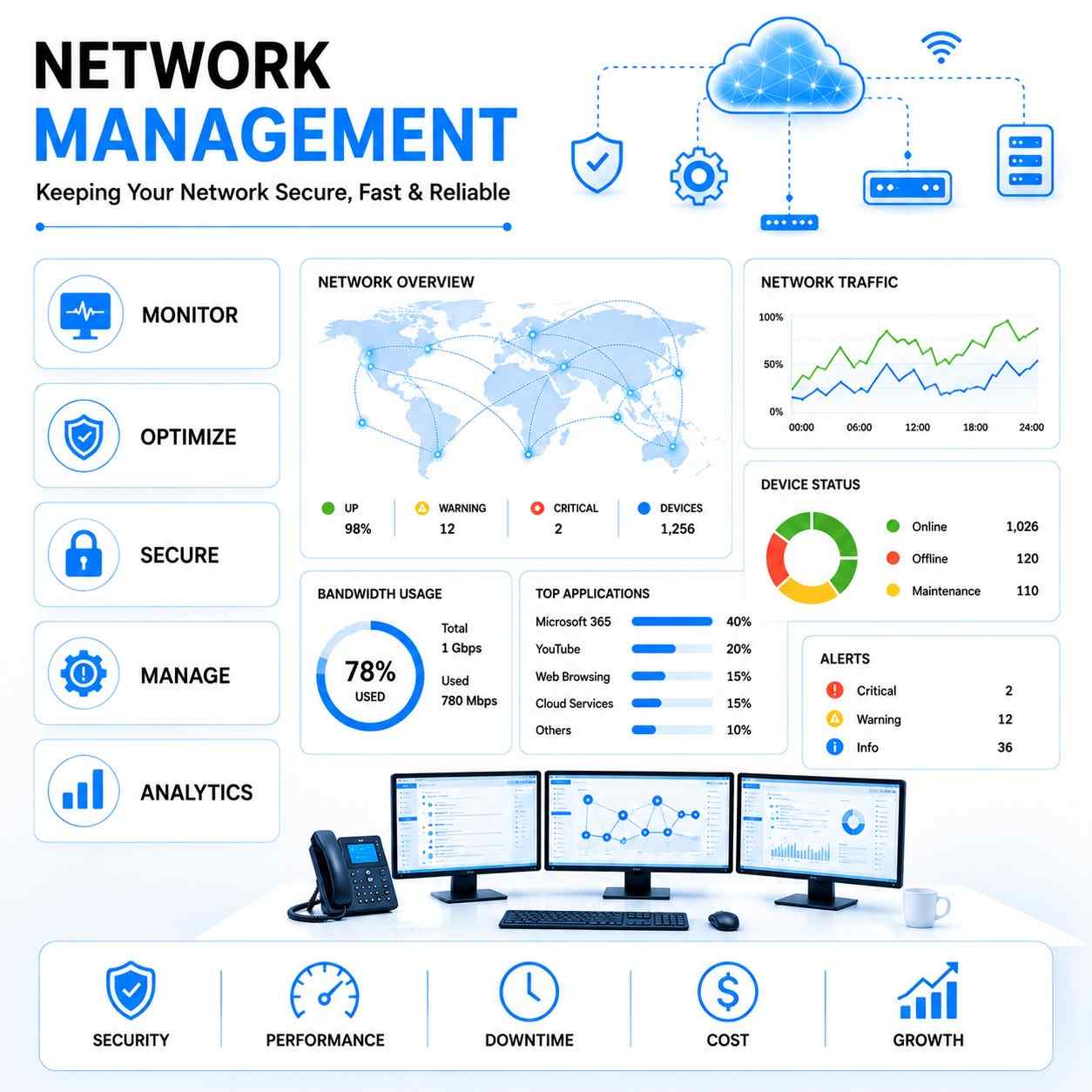 Network Management mockup
